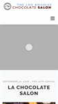 Mobile Screenshot of lachocolatesalon.com