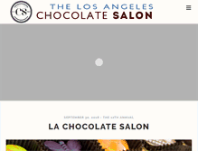 Tablet Screenshot of lachocolatesalon.com